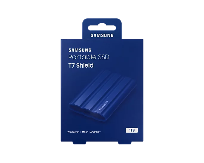 Samsung T7 Shield MU-PE1T0R - SSD - verschlüsselt - 1 TB - extern (tragbar)
