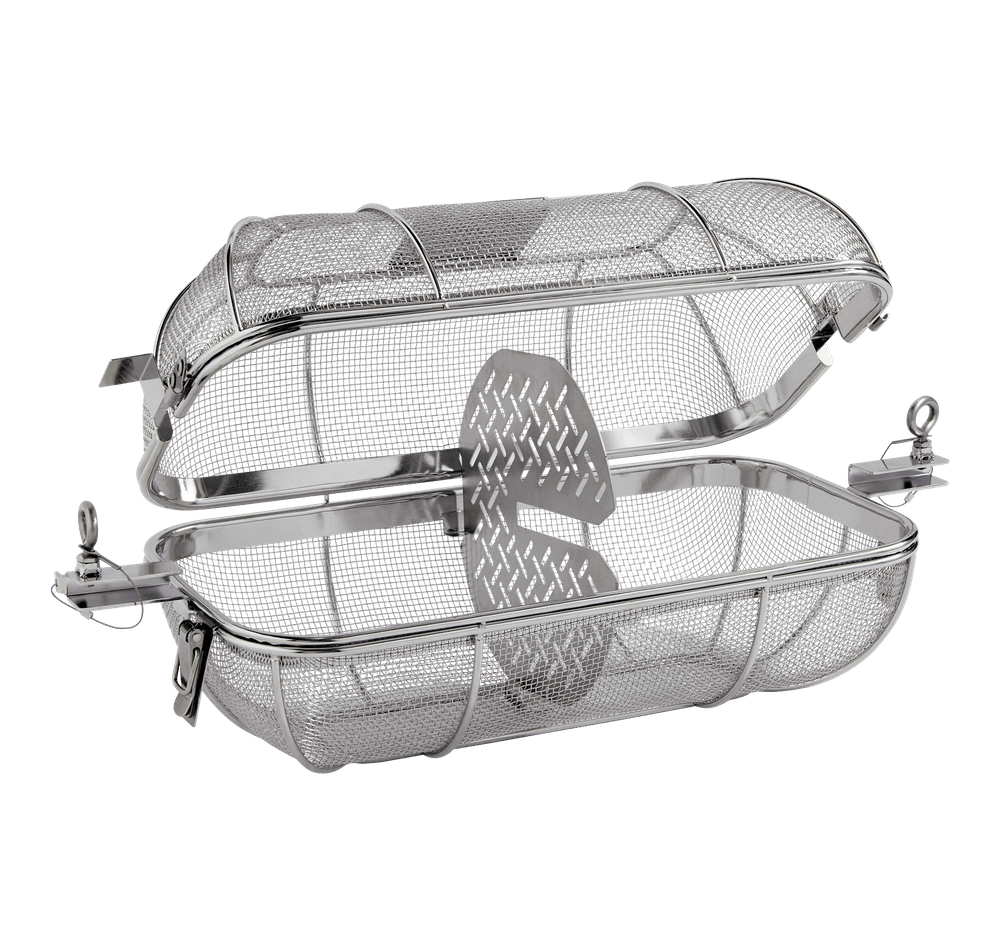 Weber CRAFTED Drehspießkorb aus feinem Drahtgewebe
