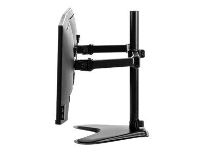 Fellowes Professional Series Free-standing Dual Horizontal Monitor Arm - Aufstellung - für 2 Monitore - Kunststoff, Aluminium, Stahl - Schwarz - Bildschirmgröße: bis zu 68,6 cm (bis zu 27 Zoll)