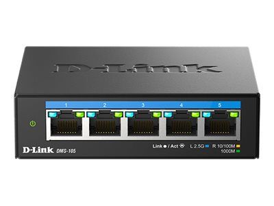 D-Link DMS 105 - Switch - unmanaged - 5 x 10/100/1000/2.5G
