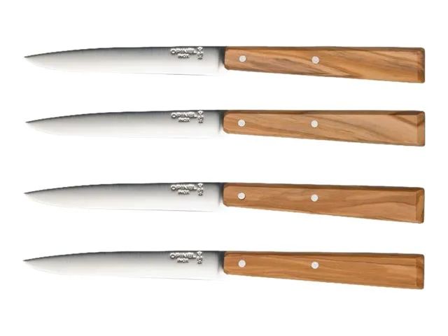 Opinel Table Bon Appétit N°125 South - Tafelmesser - 11 cm - gelber bis orangefarbener Griff (Packung mit 4)
