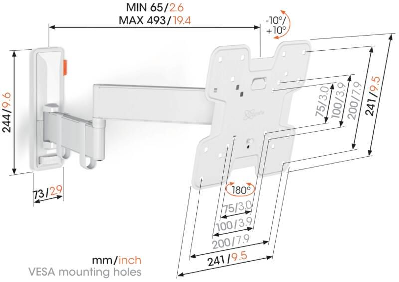 Vogel`s Wandhalterung TVM 3245