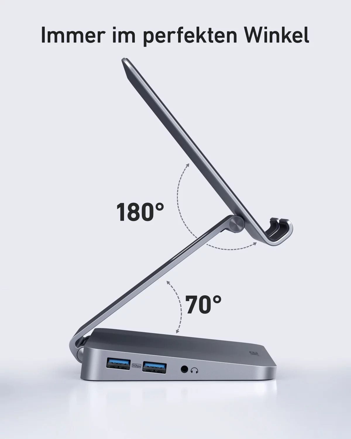 Anker Innovations Anker 551 - Dockingstation + Tablet-Ständer - für Tablet