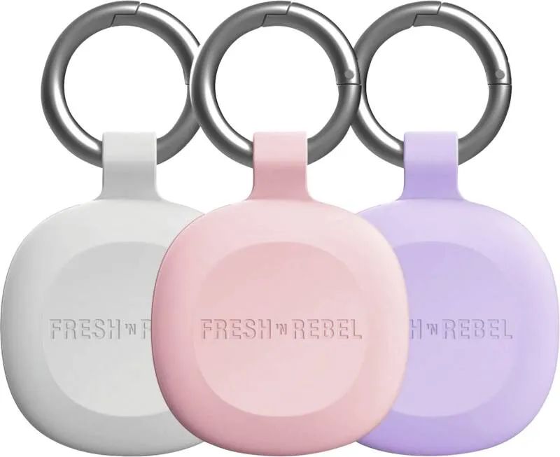 Fresh 'n Rebel Anhänger "Smart Finder 2", 3er-Set, Ice Grey, Pastel Pink. Dreamy Lilac