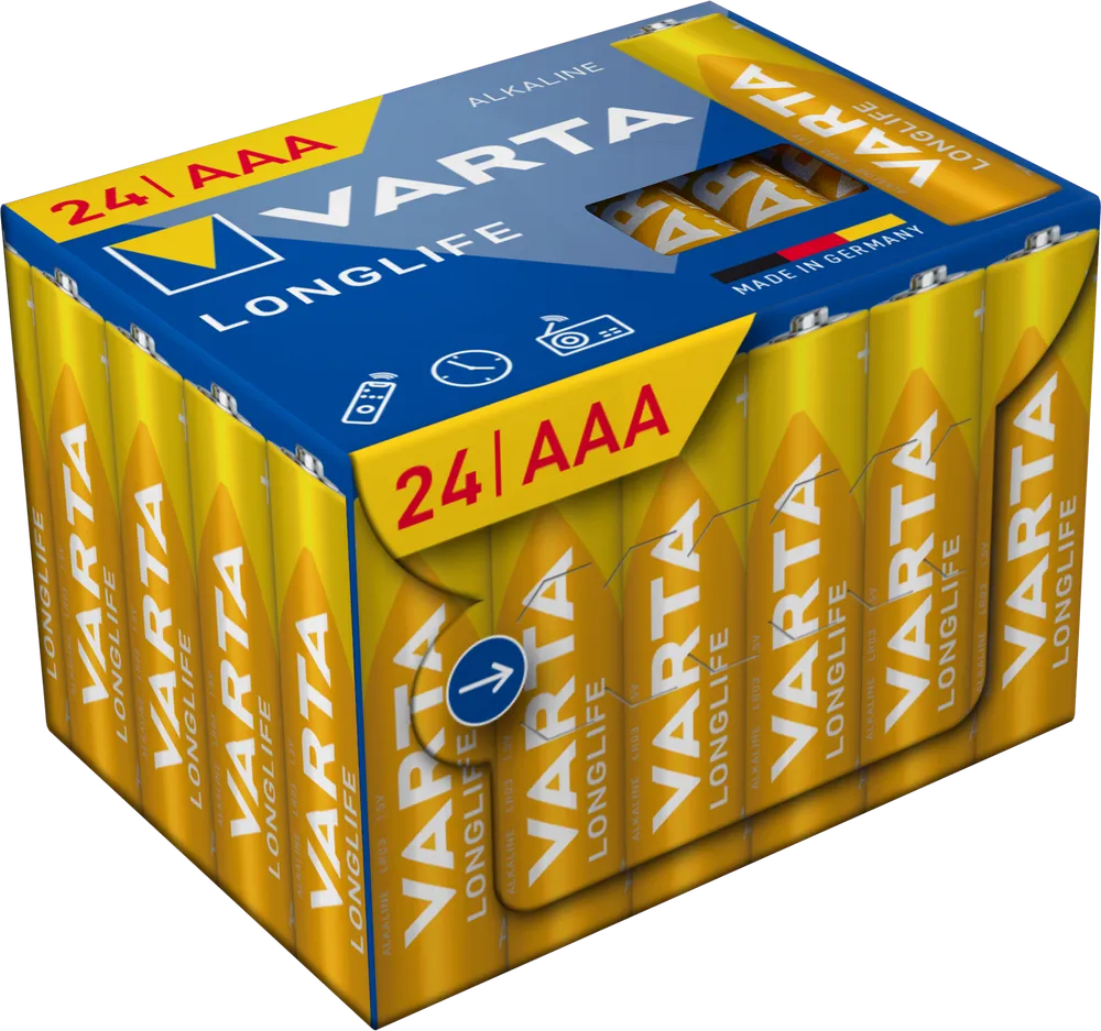 VARTA LONGLIFE AAA Cube 24