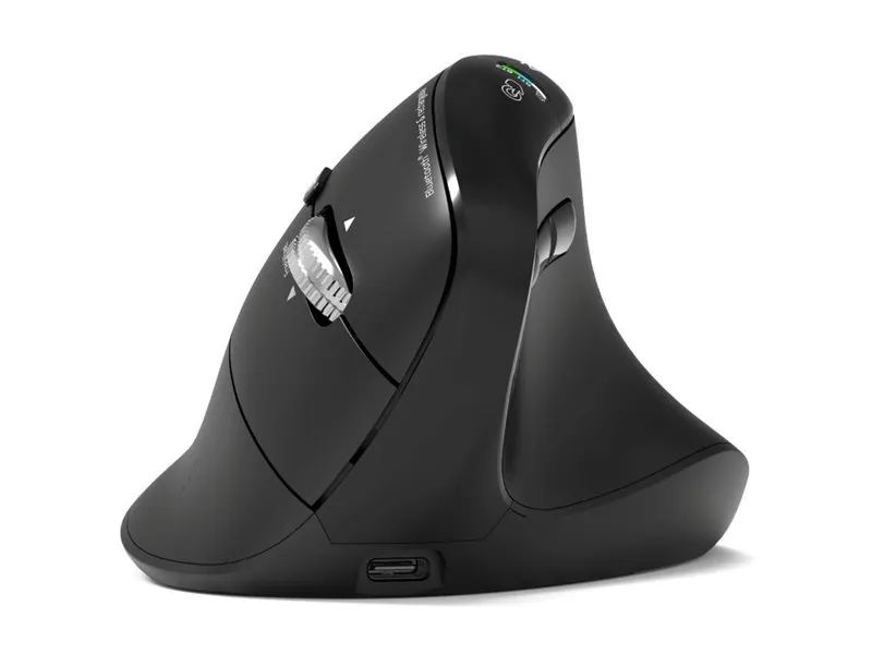 PORT Designs PORT - Maus - ergonomisch - optisch - 6 Tasten - kabellos - 2.4 GHz, Bluetooth - kabelloser Empfänger (USB)