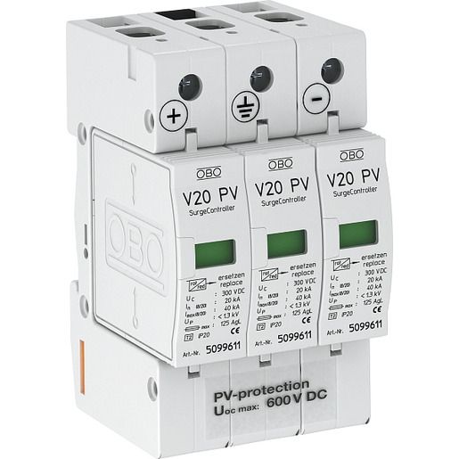OBO ÜBERSPANNUNGSABL.SURGE CONTGR. / OBO V20-C 3PH-600 5094605