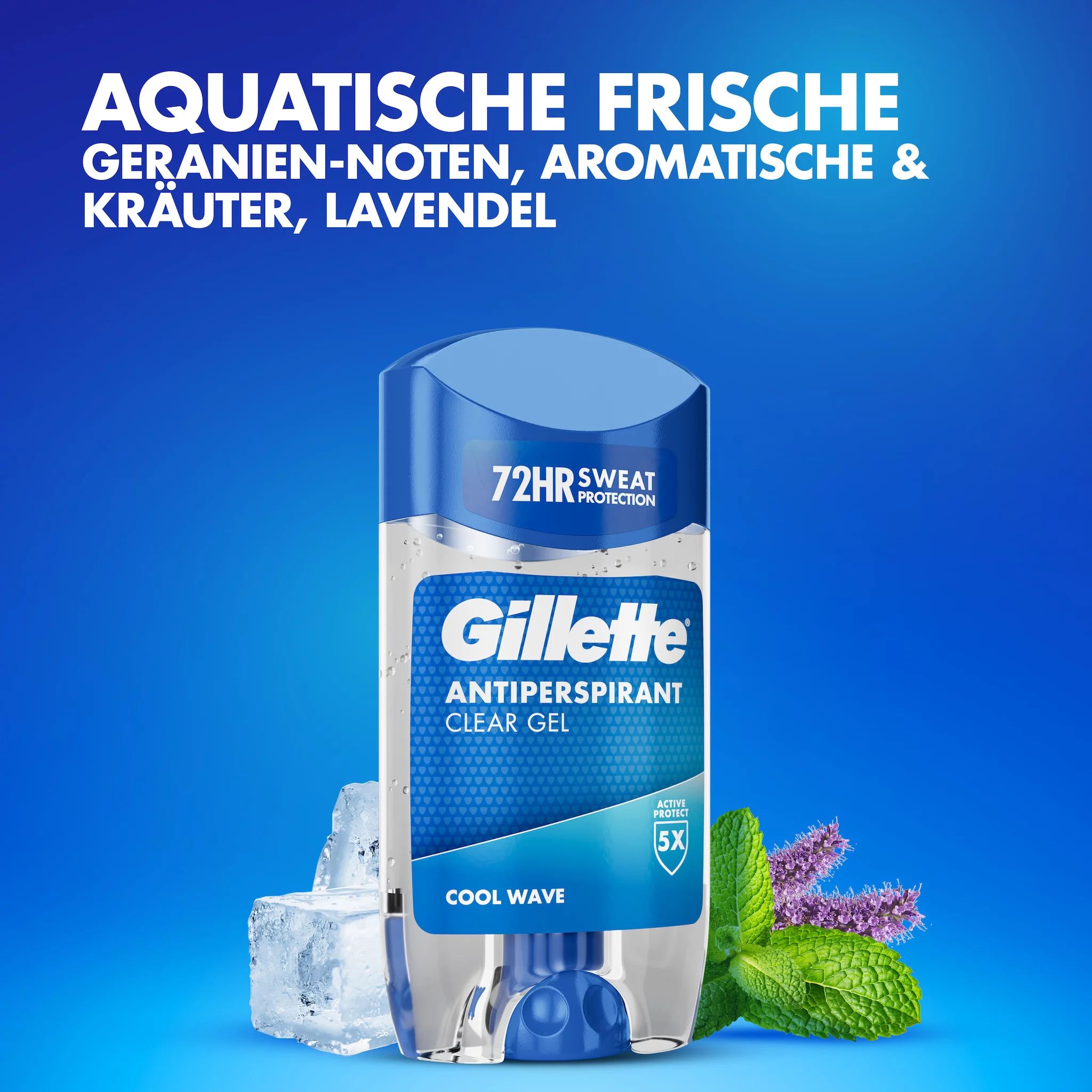 Gillette Clear Gel Anti-Transpirant Cool Wave