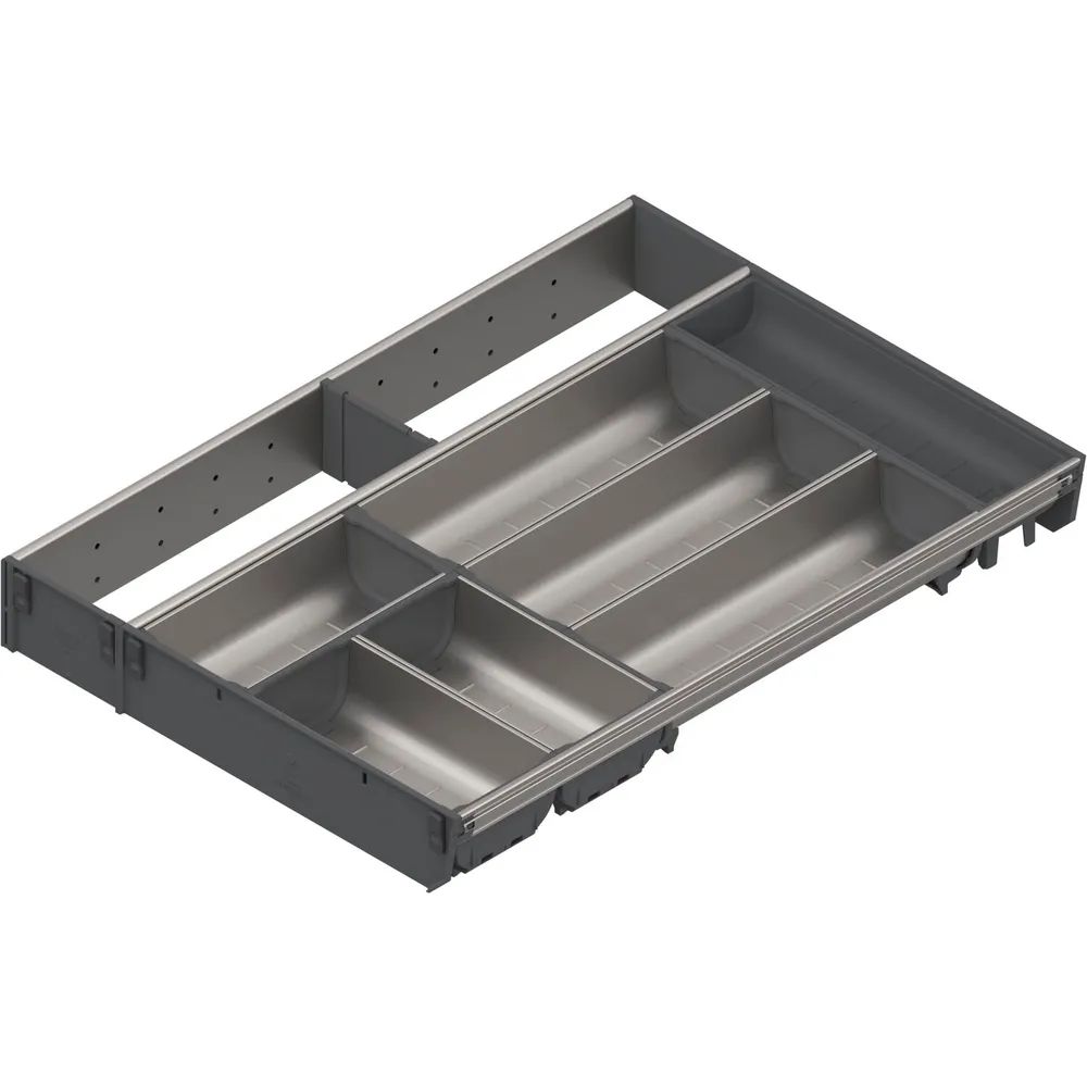 BLUM ORGA-LINE Einzel-Set KB 500/NL 550 mm Edelstahl/Kunststoff