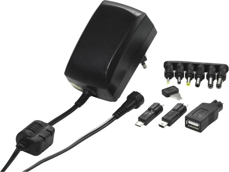 Vivanco AC/DC Netzteil, Universal+USB, 2250mA