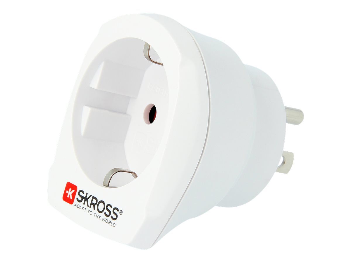 SKROSS Europe to USA - Netzanschlussadapter-Kit - Eurostecker, CEI 23-16/VII / CEE 7/3 (SCHUKO)