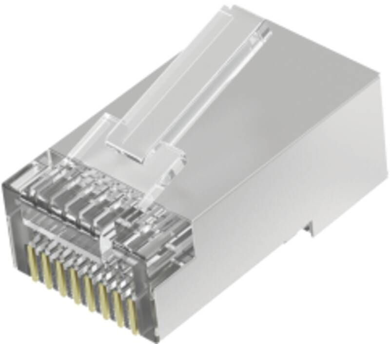 Hama 200772 Netzwerkstecker, CAT-6a, 10 St.