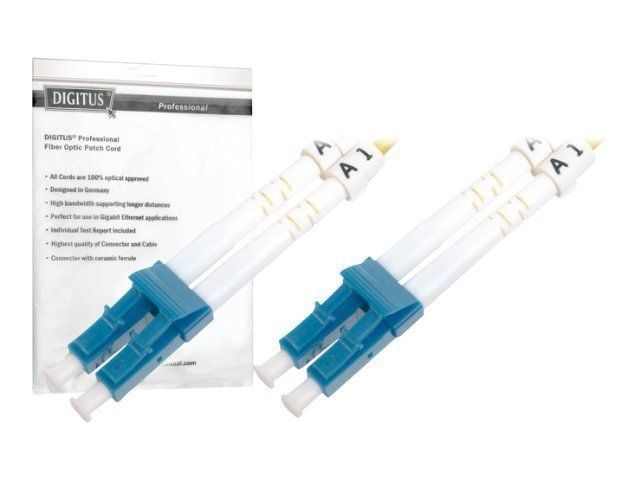 DIGITUS LWL Singlemode Patchkabel, LC / LC