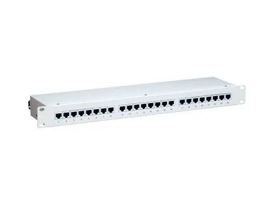 Equip Patch Panel - CAT 6e - STP - Hellgrau, RAL 7035 - 1U - 48.3 cm (19")