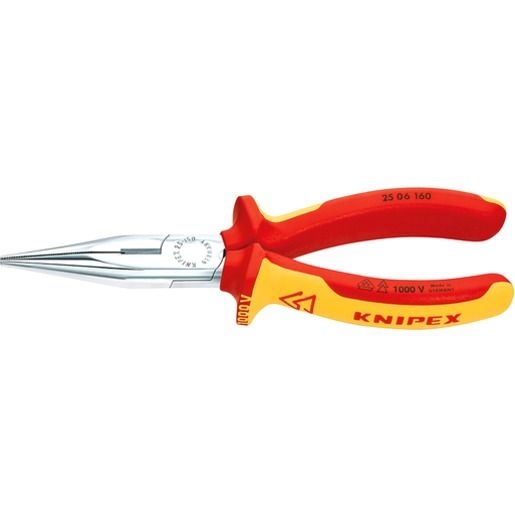 Knipex M. SCHNEIDE 2-K 160MM VDE / KNIPEX FLACHRUNDZANGE 25 06 160