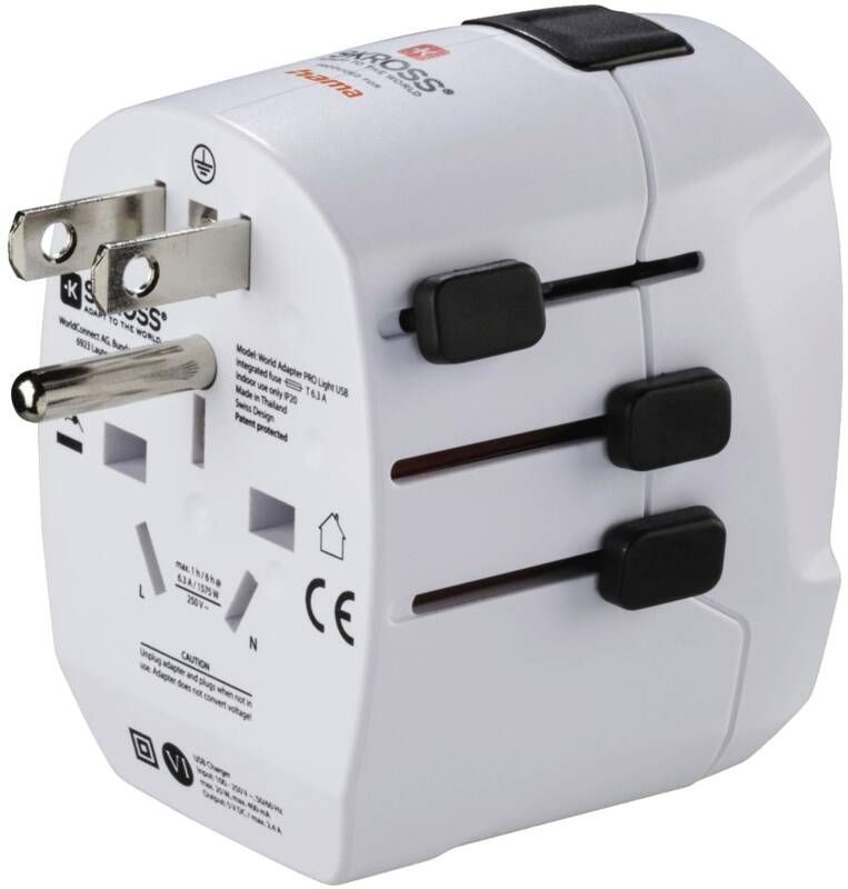 Hama Reisestecker 223474 WELTREISESTECKER PRO LIGHT USB