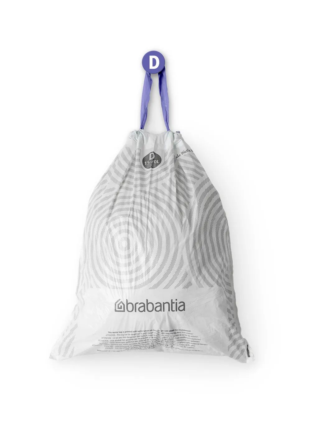 Brabantia PerfectFit Müllbeutel D, 15L - White