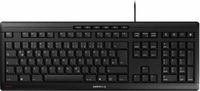 Cherry STREAM KEYBOARD - Volle Größe (100%) - Kabelgebunden - USB - Mechanischer Switch - QWERTZ - Schwarz