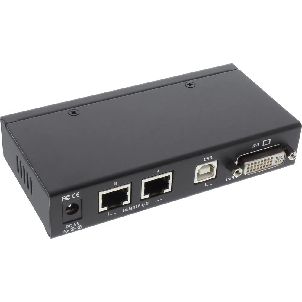 InLine DVI USB KVM Extender - Verlängerung über UTP - mit Audio - bis 50m