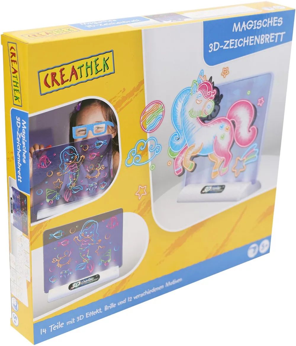 VEDES Großhandel GmbH - Ware CR Magisches 3D-Zeichenbrett,mit Zubehör