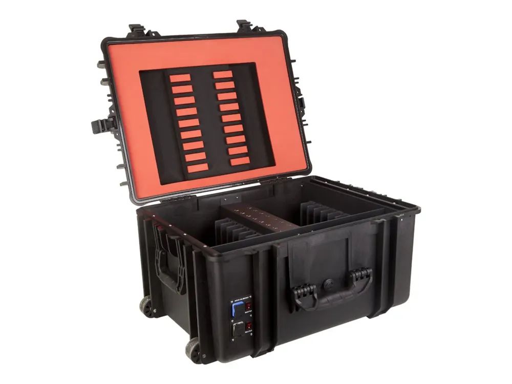 DEQSTER KT16C-PD - Koffer mit Ladefunktion - 2.4 A - 16 Ausgabeanschlussstellen (USB-C)
