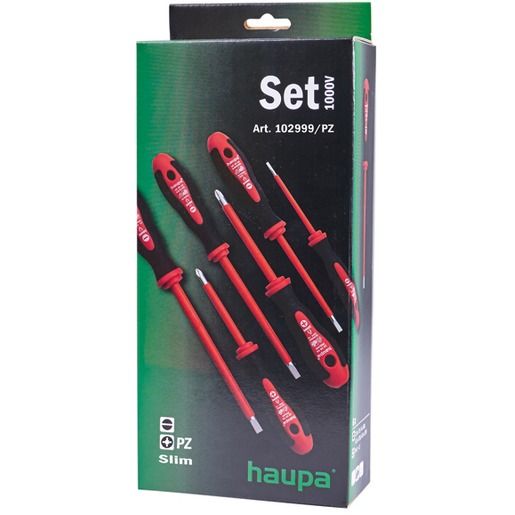 Haupa 2K-VDE-SCHRAUBENDREHERSATZ PZ / HAUPA 102999/PZ SLIM 102999/PZ