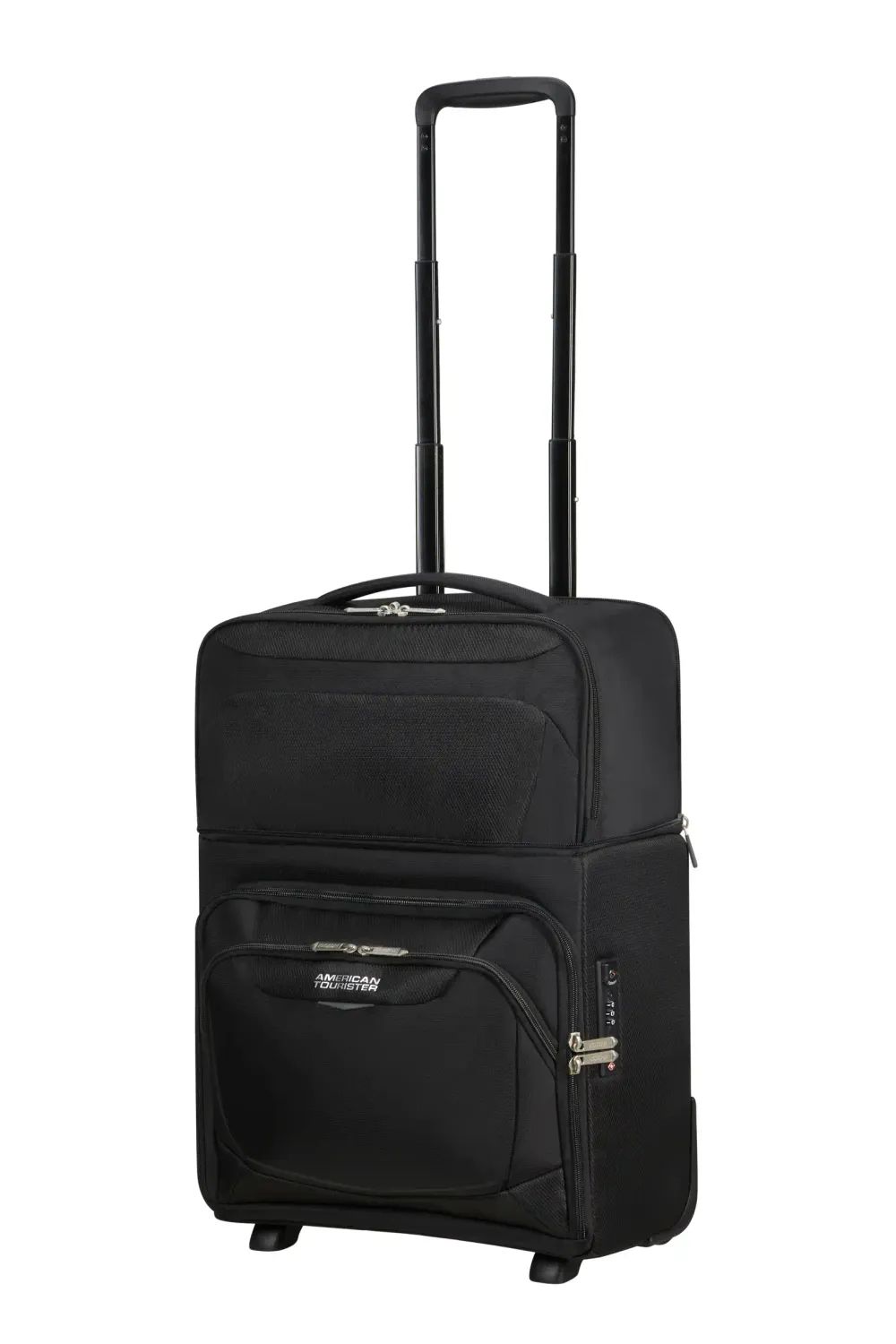 AMERICAN TOURISTER SUMMERRIDE UPR. UNDERSEATER EXP TSA, BLACK