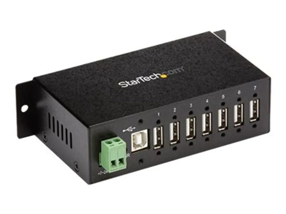 StarTech.com Industrieller montierbarer 7 Port USB 2.0 Hub