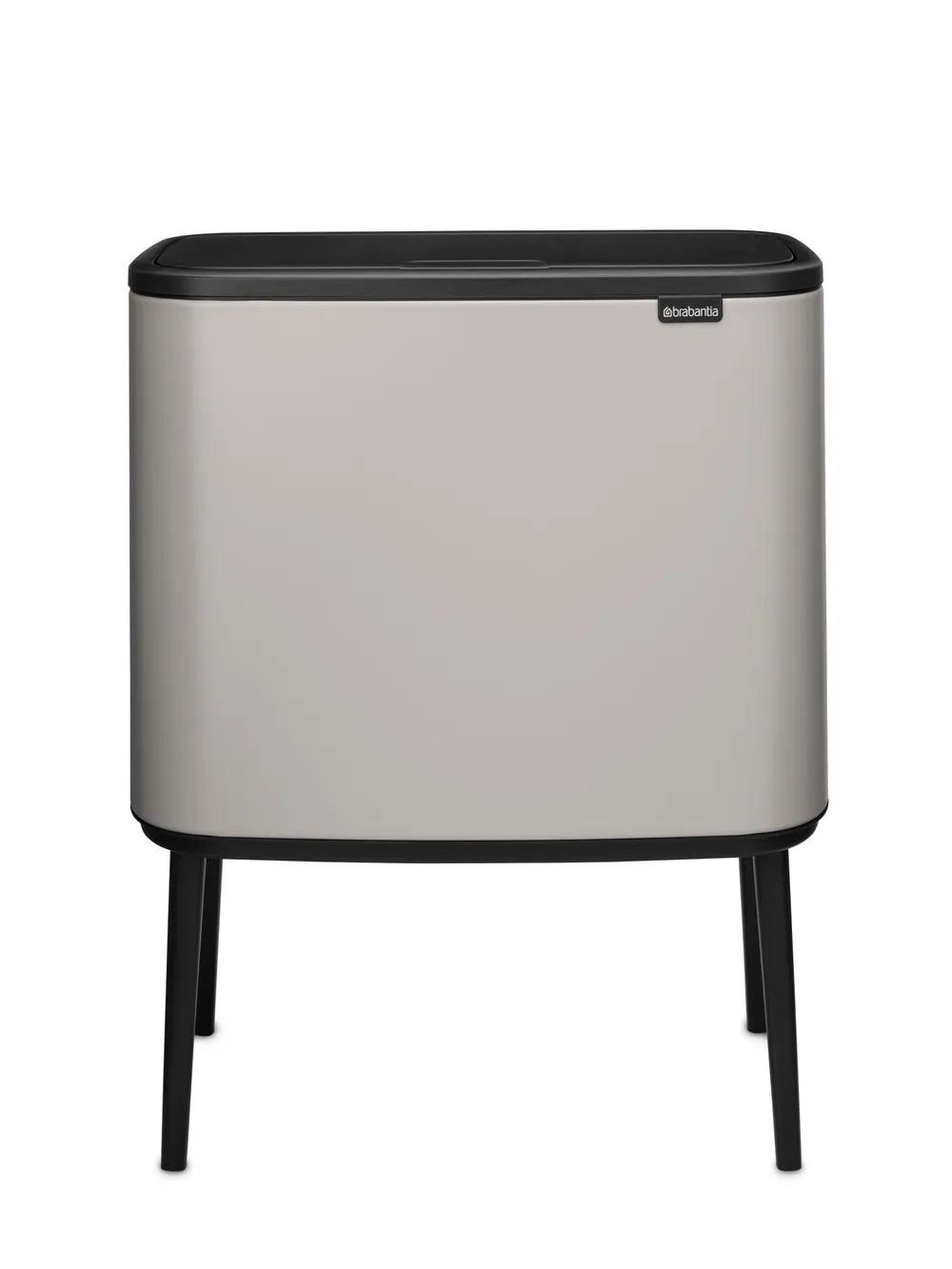 Brabantia Bo Touch Bin, 11 + 23L - Soft Grey