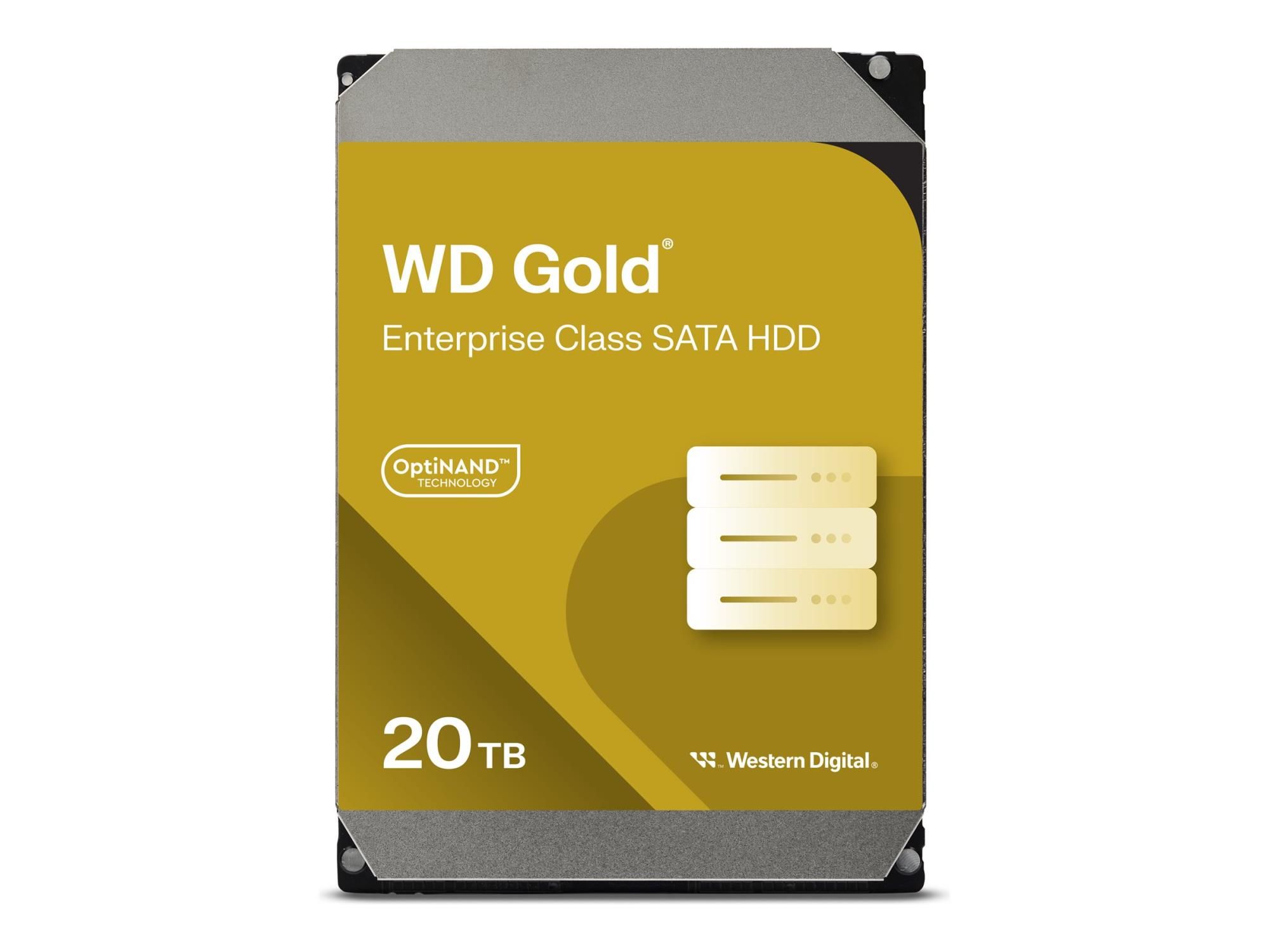 WD 20TB GOLD 512 MB 3.5IN SATA 6GB/S 7200RPM - Serial ATA - 20.000 GB