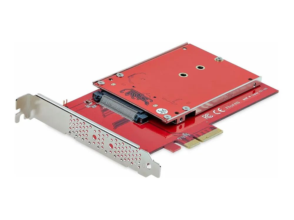 StarTech.com M.2 to U.3 Adapter, For M.2 NVMe SSDs, PCIe M.2 Drive to 2.5inch U.3 (SFF-TA-1001)