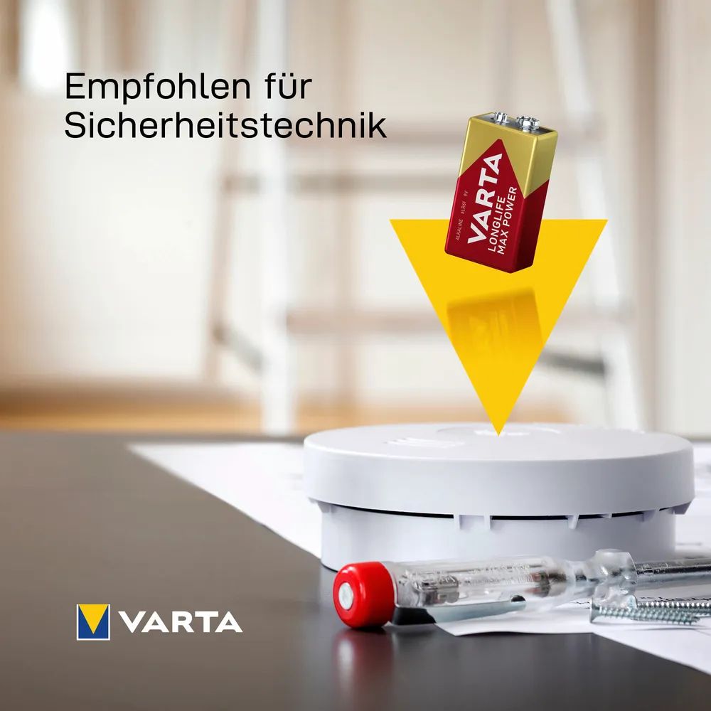 VARTA LONGLIFE Max Power 9V Blister 1