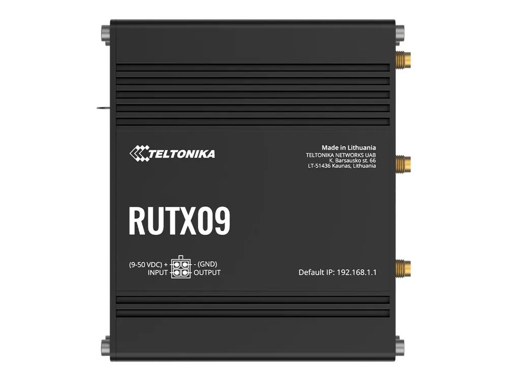 Teltonika RUTX09 - Wireless Router - WWAN 4-Port-Switch