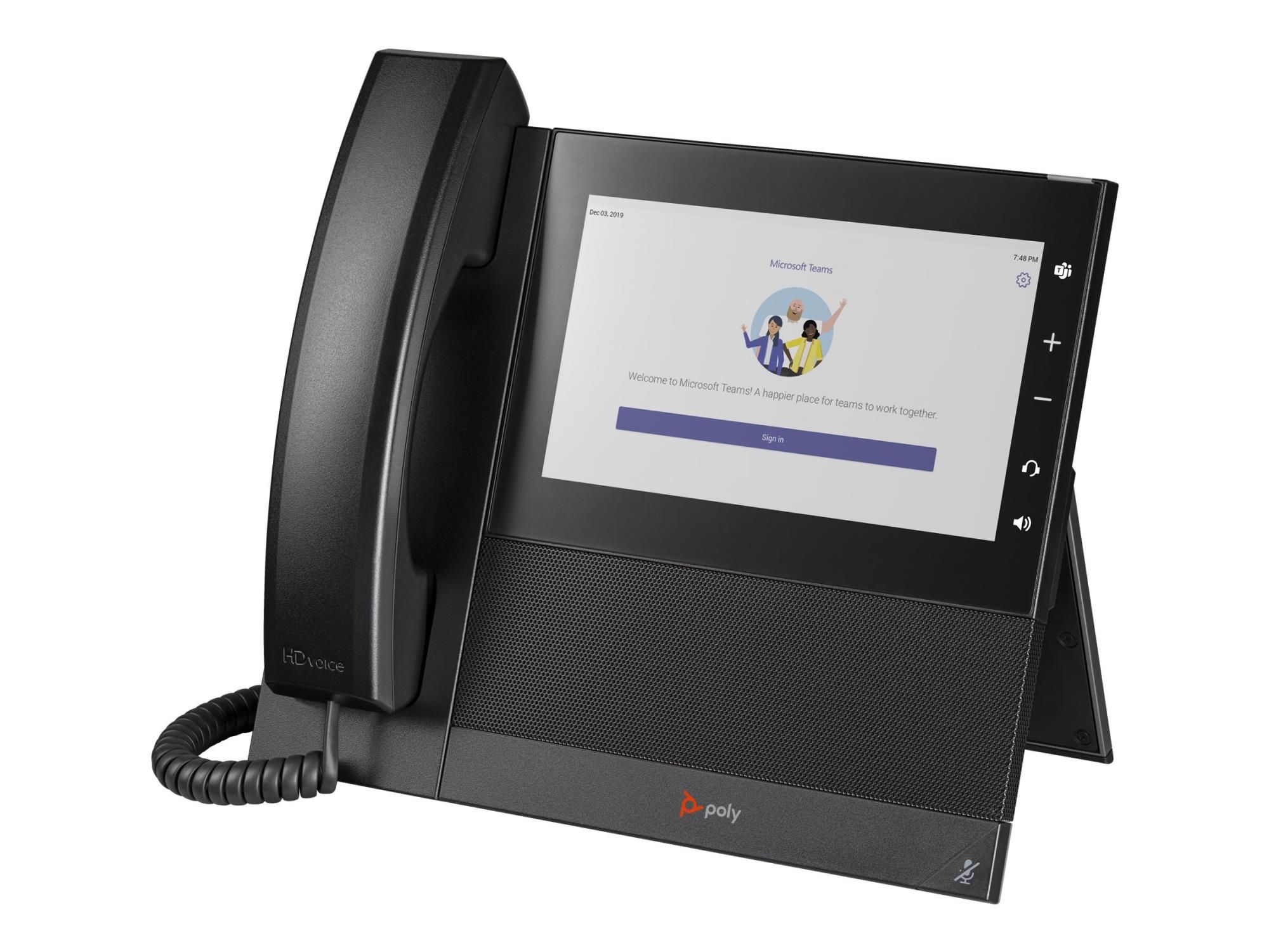 HP Poly CCX 600 - Für Microsoft Teams - VoIP-Telefon mit Rufnummernanzeige/Anklopffunktion
