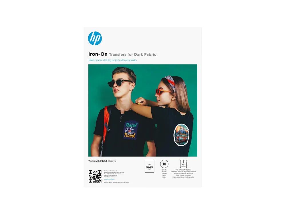 HP Matt - A4 (210 x 297 mm) 10 Blatt Transferpapier