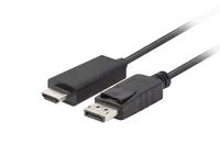 Lanberg CA-DPHD-11CC-0018-BK - DisplayPort - HDMI - 1,8 m - Schwarz