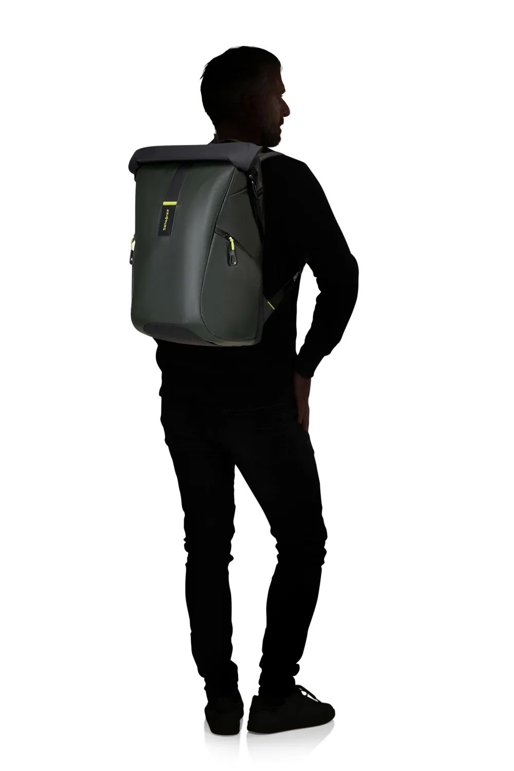 SAMSONITE PARADIVER LIGHT ROLLTOP BACKPACK L, JUNGLE GREEN