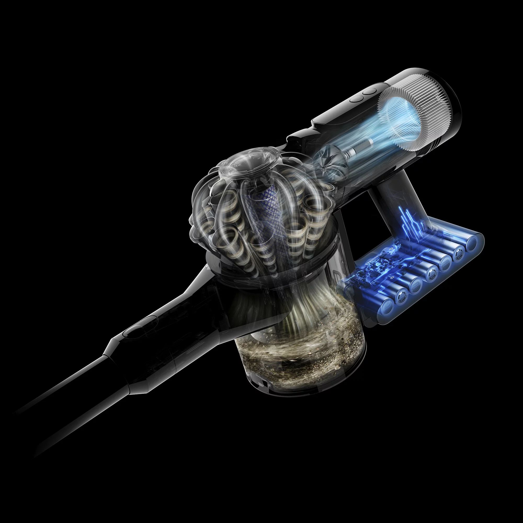 Dyson V8 Cyclone, Schwarz/Grün