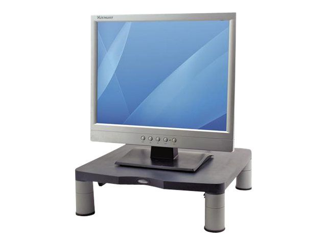 Fellowes Standard Monitor Riser - Aufstellung - für Monitor - Kunststoff - Graphite - Bildschirmgröße: 53.3 cm (21")