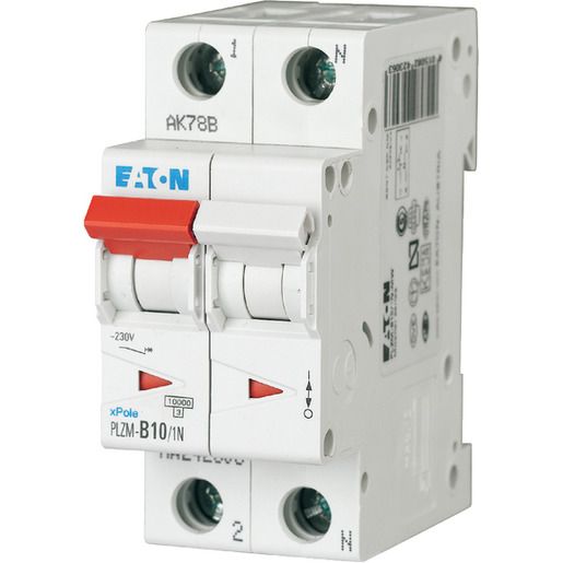 Eaton LEITUNGSSCHUTZSCHALTER 2TE / EATON PLZM-B10/1N-MW 242306