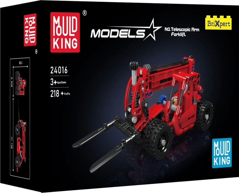 Br1cks GmbH MoULD KING Telesopic Arm Forklft