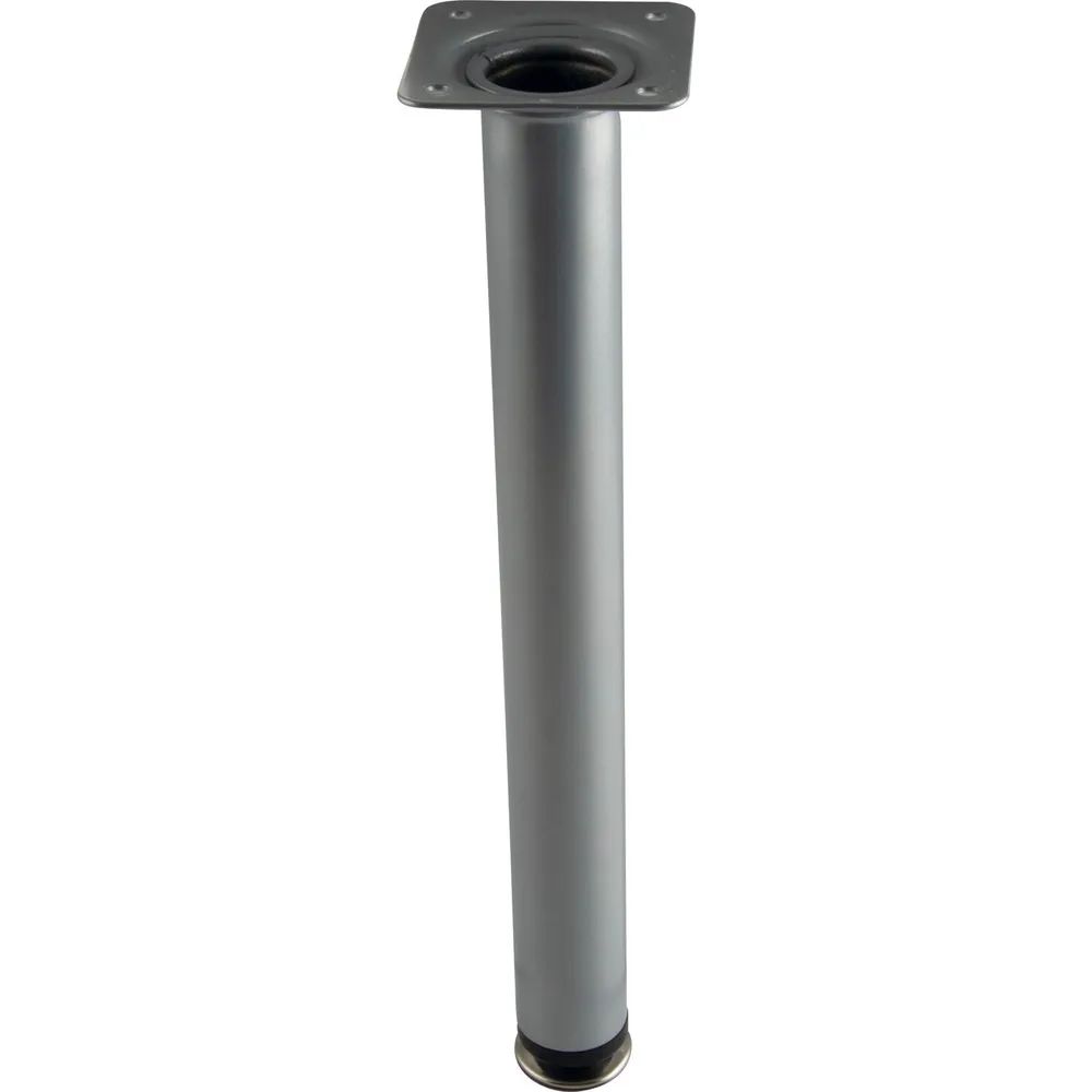 Corbetta Salvatore srl  Dekorfuß Fuß ø 30 mm, Länge 290 mm, Stahl silber RAL 9006