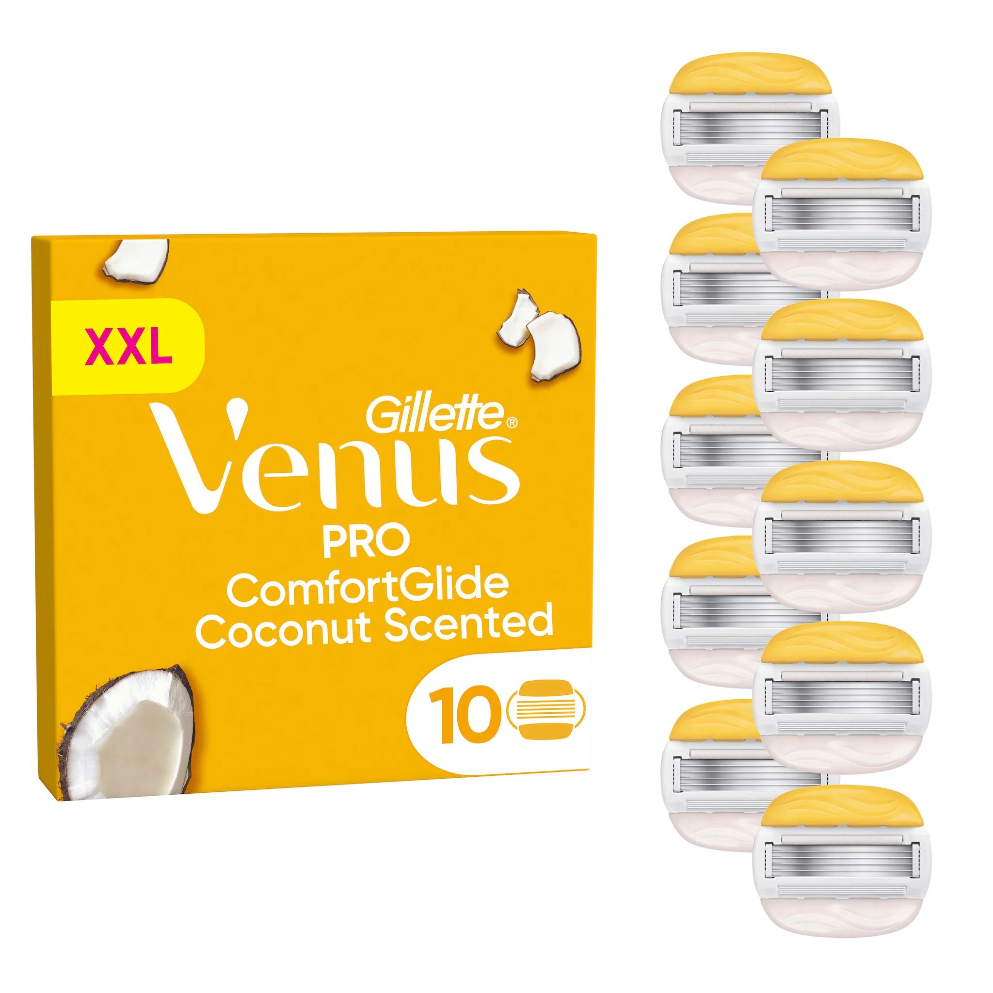 Gillette Venus Comfortglide Coconut Systemklingen 10er
