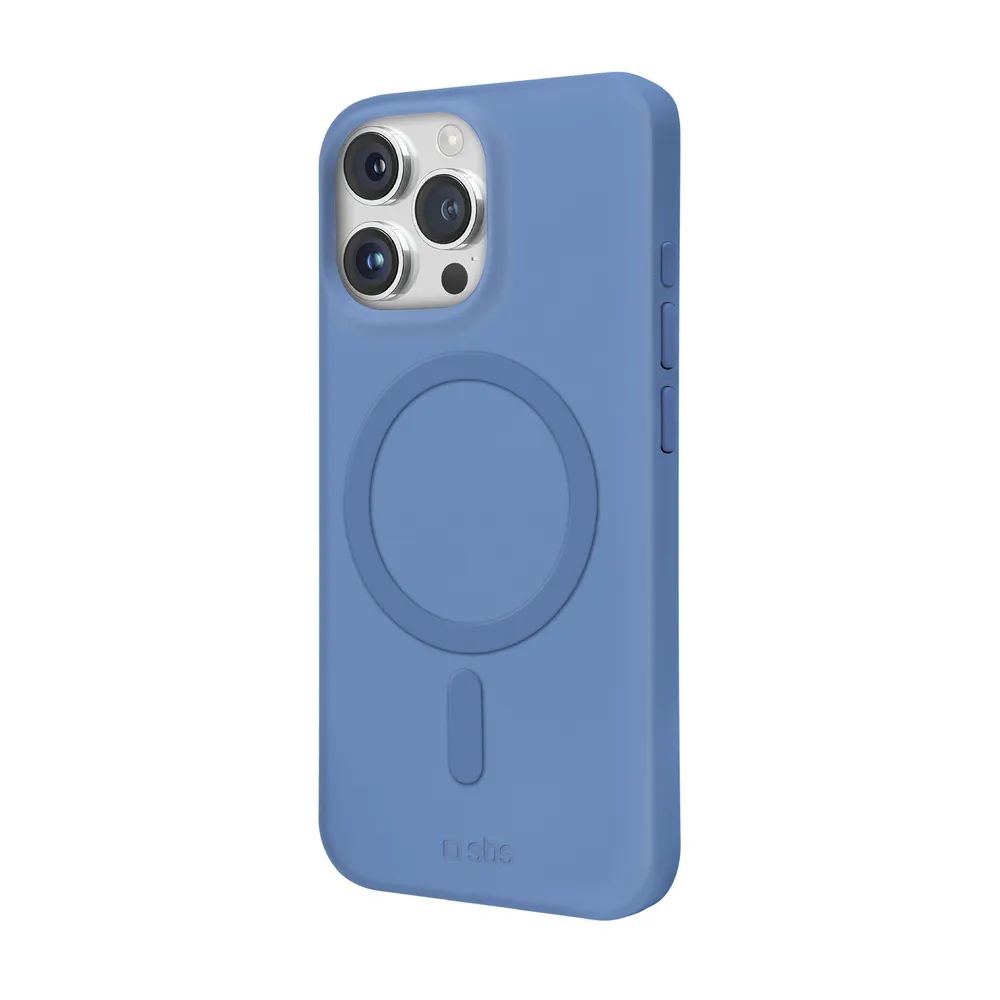SBS INSTINCT MAG MagSafe kompatibles Cover für iPhone 16 PRO MAX, blau