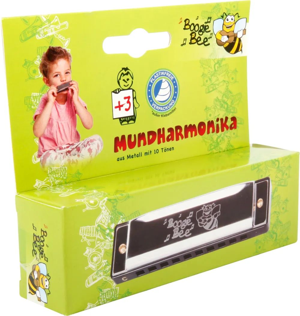 VEDES Großhandel GmbH - Ware BGB Mundharmonika Metall, 10,5cm