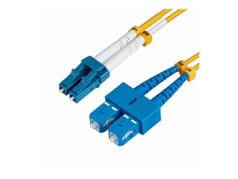 MicroConnect Netzwerkkabel - SC/PC Einzelmodus (M) 1,5m gelb