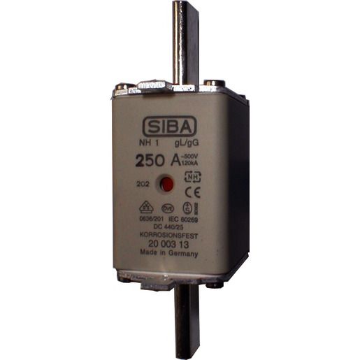 Siba NH-SICHERUNG GR 1 / SIBA NH1/ 63A GL 500V 2000313.63