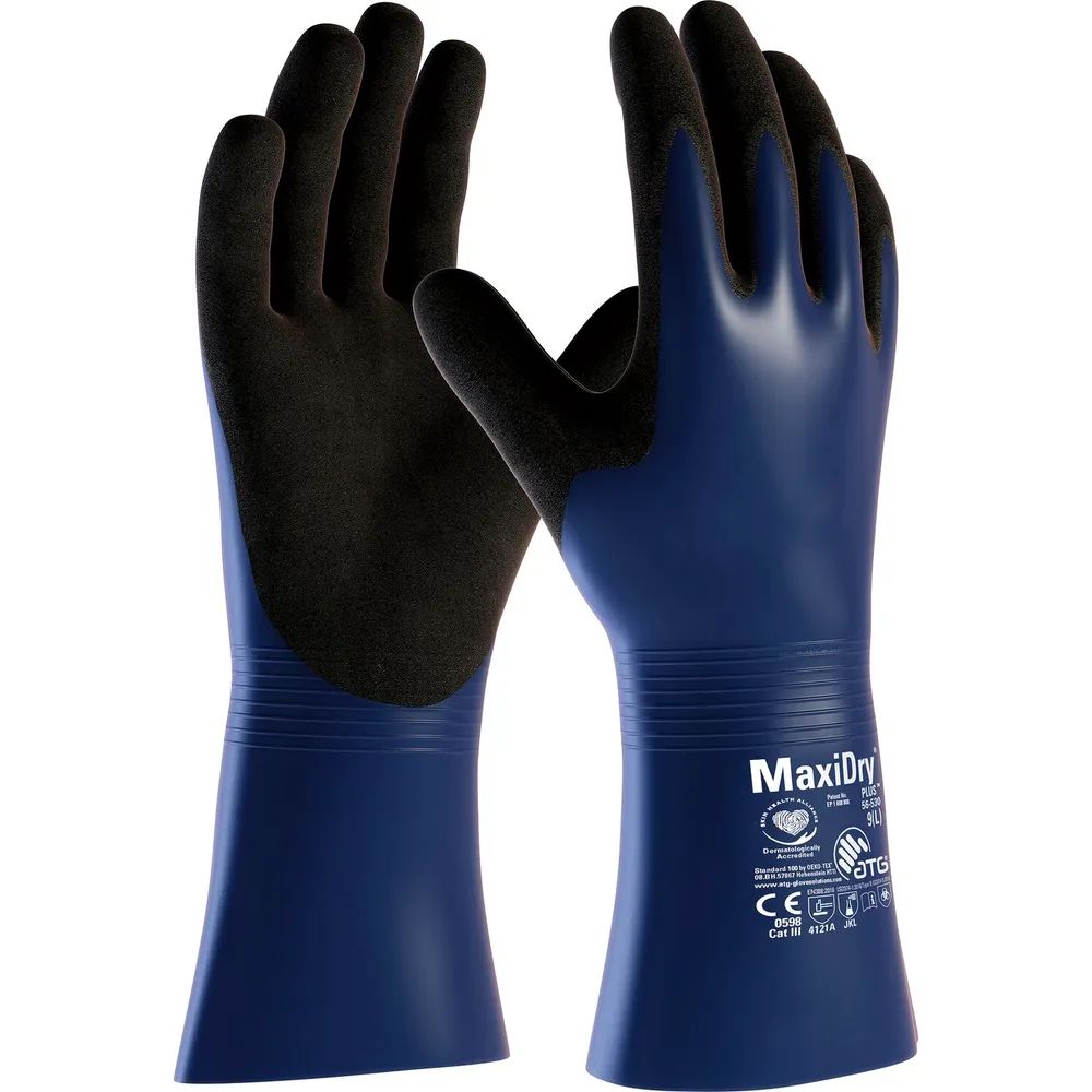 ATG Chemikalien-Schutzhandschuh MaxiDry Plus Größe 9