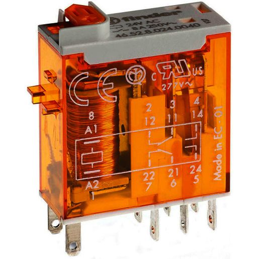 Finder MINI-STECKRELAIS 2W 8A 230VAC / FINDER 46.52.8.230.0054