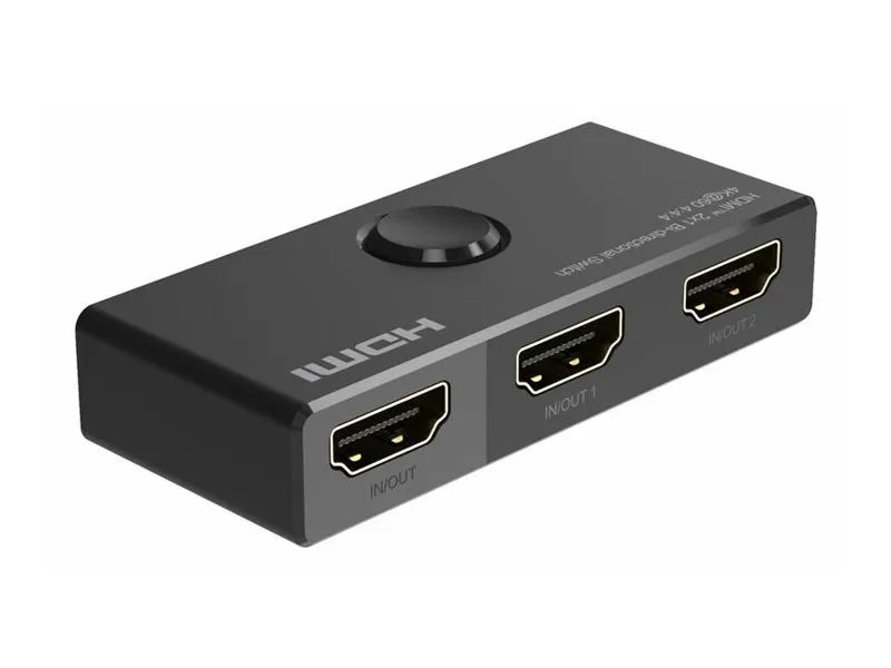 MicroConnect MC-HDMISWITCH-4K-MINI - HDMI - ABS - Schwarz - 60 Hz - 3860 x 2160 - 18 Gbit/s